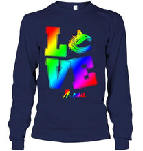 Load image into Gallery viewer, Love Vancouver Canucks lgbt shirt