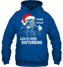 Load image into Gallery viewer, I find you lack of cheer disturbing christmas santa darth vader star wars fan t shirt