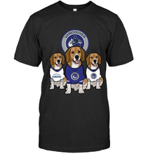 Load image into Gallery viewer, Vancouver Canucks Beagles fan shirt