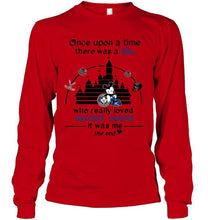 Load image into Gallery viewer, Once upon a time there was girl really loved Vancouver Canucks it was me mickey disney castle shirt