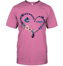 Load image into Gallery viewer, Vancouver Canucks butterfly heart hoodie
