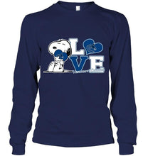 Load image into Gallery viewer, Snoopy loves Vancouver Canucks fan shirt