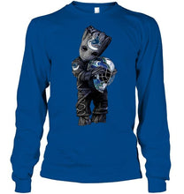 Load image into Gallery viewer, Groot hugs Vancouver Canucks ice hockey lover shirt