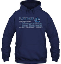 Load image into Gallery viewer, Vancouver Canucks Pawpaw Like grandfather but so much cooler shirt