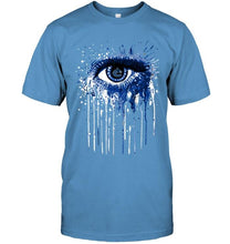 Load image into Gallery viewer, Vancouver Canucks eye paint drop art style t shirt