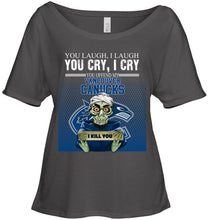 Load image into Gallery viewer, You offend my Vancouver Canucks i kill you baby achmed funny fan t shirt