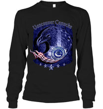 Load image into Gallery viewer, vancouver canucks eagle american flag shirt