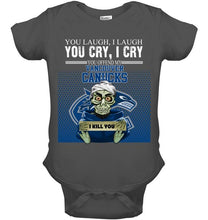 Load image into Gallery viewer, You offend my Vancouver Canucks i kill you baby achmed funny fan t shirt