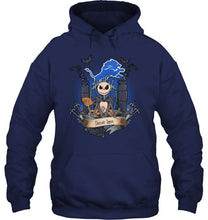 Load image into Gallery viewer, Detroit Lions Jack Skellington shirt