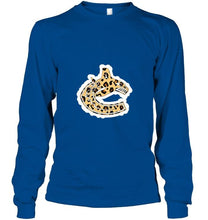 Load image into Gallery viewer, Vancouver Canucks leopard pattern layer shirt