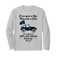 Load image into Gallery viewer, Once upon a time a girl really loved jeeps and Vancouver Canucks it was me