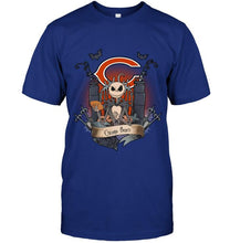 Load image into Gallery viewer, Chicago Bears Jack Skellington shirt