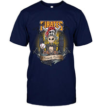 Load image into Gallery viewer, Pittsburgh Pirates Jack Skellington shirt