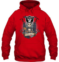 Load image into Gallery viewer, Oakland Raiders Jack Skellington shirt