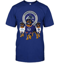Load image into Gallery viewer, Vancouver Canucks Rottweilers fan Rottweilers fan shirt
