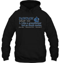 Load image into Gallery viewer, Vancouver Canucks Pawpaw Like grandfather but so much cooler shirt