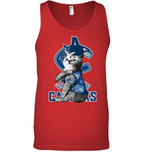 Load image into Gallery viewer, Vancouver Canucks tattoo cat funny fan t shirt