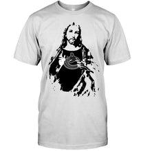 Load image into Gallery viewer, Vancouver Canucks jesus ripped shirt