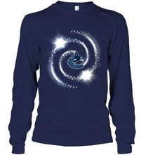 Load image into Gallery viewer, Vancouver Canucks glittering star tornado shirt