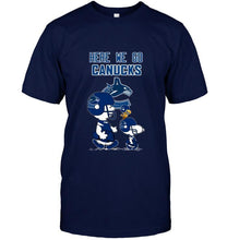 Load image into Gallery viewer, Here we go Vancouver Canucks snoopy shirt