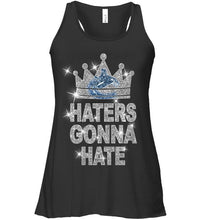 Load image into Gallery viewer, Vancouver Canucks king haters gonna hate crown glitter pattern t shirt