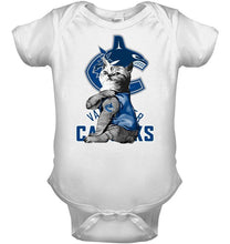 Load image into Gallery viewer, Vancouver Canucks tattoo cat funny fan t shirt