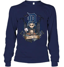 Load image into Gallery viewer, Detroit Tigers Jack Skellington shirt
