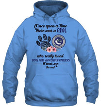 Load image into Gallery viewer, Once upon a time there was a girl loved dog and Vancouver Canucks shirt