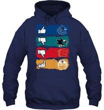 Load image into Gallery viewer, Vancouver Canucks like fan shirt