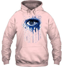 Load image into Gallery viewer, Vancouver Canucks eye paint drop art style t shirt