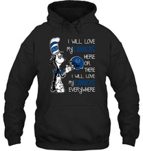 Load image into Gallery viewer, I love my Canucks here or there I love my Canucks every where Vancouver Canucks fan shirt