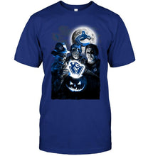 Load image into Gallery viewer, Vancouver Canucks halloween freddy krueger jason michael myers fan shirt