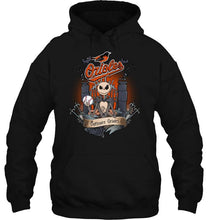 Load image into Gallery viewer, Baltimore Orioles Jack Skellington shirt