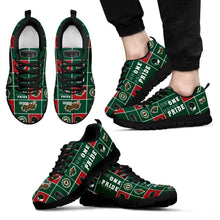 Load image into Gallery viewer, Colorful Pride Flag Minnesota Wild Sneakers