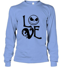 Load image into Gallery viewer, Love Jack Skellington Sally shirt