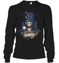 Load image into Gallery viewer, Detroit Tigers Jack Skellington shirt