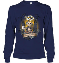 Load image into Gallery viewer, Nashville Predators Jack Skellington shirt