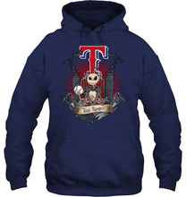 Load image into Gallery viewer, Texas Rangers Jack Skellington shirt