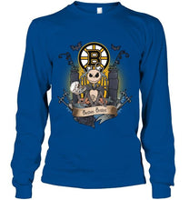 Load image into Gallery viewer, Boston Bruins Jack Skellington shirt