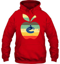 Load image into Gallery viewer, Vancouver Canucks teacher apple retro shirt