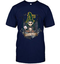 Load image into Gallery viewer, Oakland Athletics Jack Skellington shirt