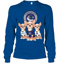 Load image into Gallery viewer, Vancouver Canucks Chihuahuas fan shirt