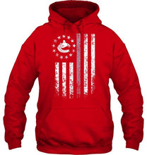 Load image into Gallery viewer, Vancouver Canucks american flag stars shirt