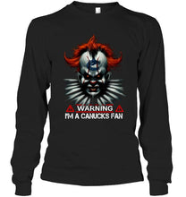 Load image into Gallery viewer, Warning I'm Vancouver Canucks fan it halloween shirt
