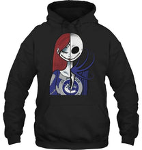 Load image into Gallery viewer, Vancouver Canucks Jack Skellington Sally halloween fan shirt