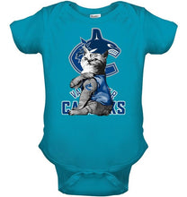 Load image into Gallery viewer, Vancouver Canucks tattoo cat funny fan t shirt