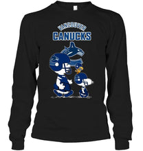 Load image into Gallery viewer, Vancouver Canucks snoopy shirt