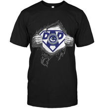 Load image into Gallery viewer, Vancouver Canucks dad superman shirt