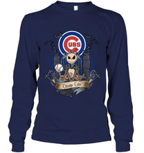 Load image into Gallery viewer, Chicago Cubs Jack Skellington shirt