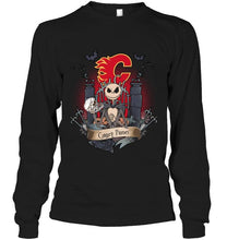 Load image into Gallery viewer, Calgary Flames Jack Skellington shirt